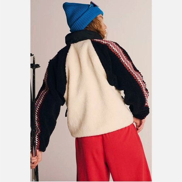 Free People Hit The Slopes Printed Fleece Jacket - Picture 4 of 6